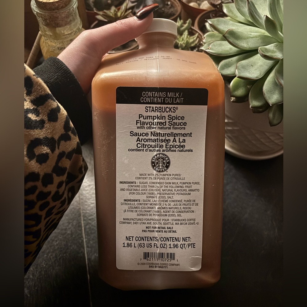 Starbucks Pumpkin Spice Sauce